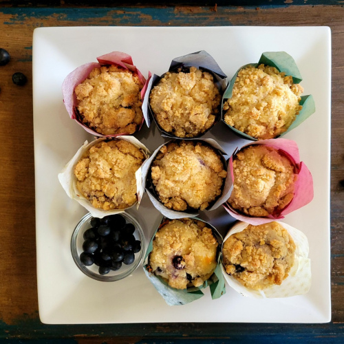 Blueberry Crumble Muffins