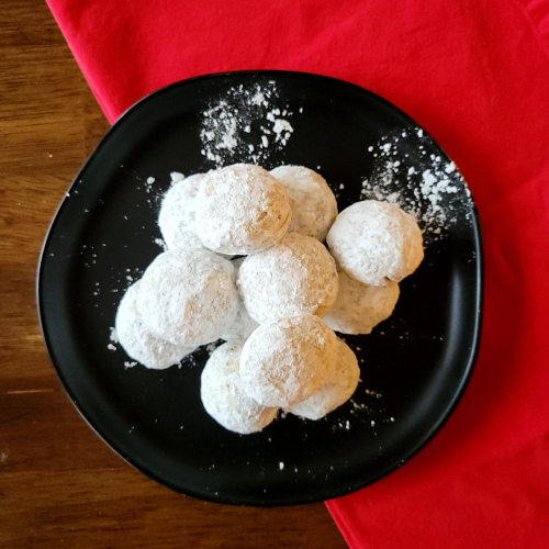 Walnut Snowball Cookies