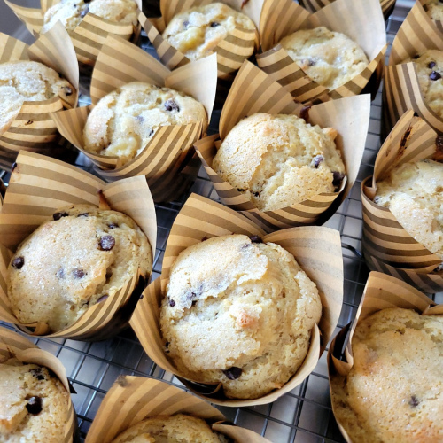 Banana Nut Chocolate Chip Muffins - 1 doz